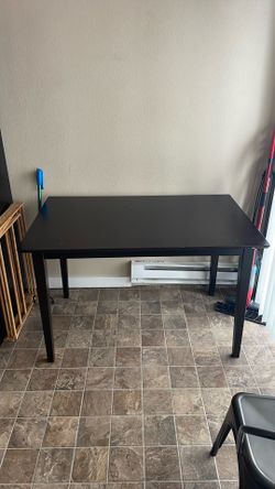 Brown wooden table