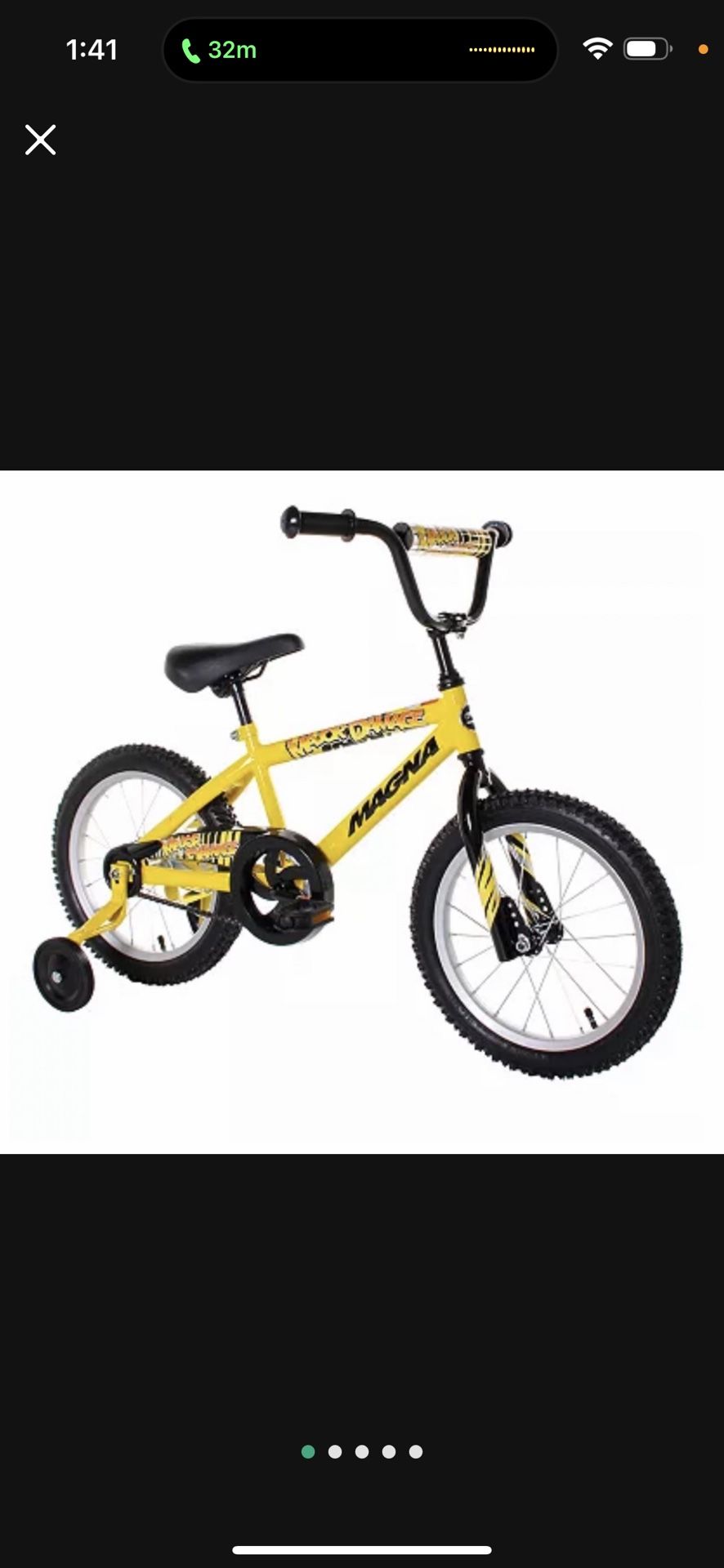 16” Dynacraft Beginner Bike