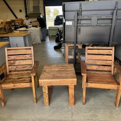 2 Chairs and a Coffee Table