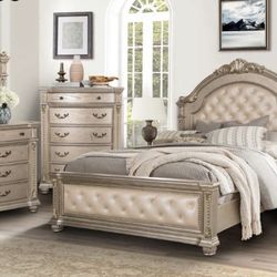 5 PC SET  1 QB+ 1 DR + 1 MR + 1 NS +  1 CH. NEW IN BOX (MATTRESS SOLD SEPARATELY)