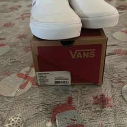 White Vans Youth Size 2.5 