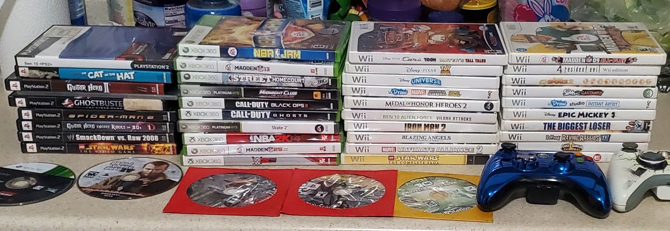 Nintendo Wii, Playstation Xbox 360 Games LOT LOOK
