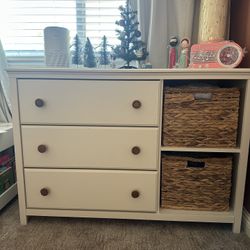 Dresser With Boho Style Boxes