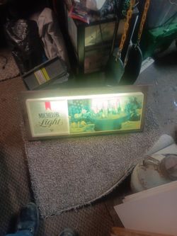 Vintage Beer Light Up Sign