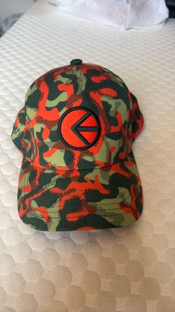 Green and orange Ethika hat