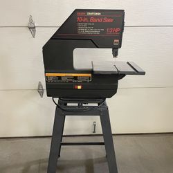 Craftsman 10” Bandsaw With Stand