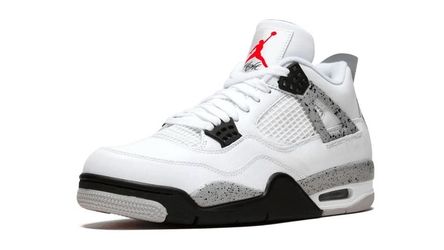 Air Jordan 4 White Cement Sneakers