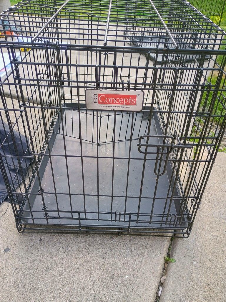 Two Door Concepts 30x19x21 Dog Cage Collapsible