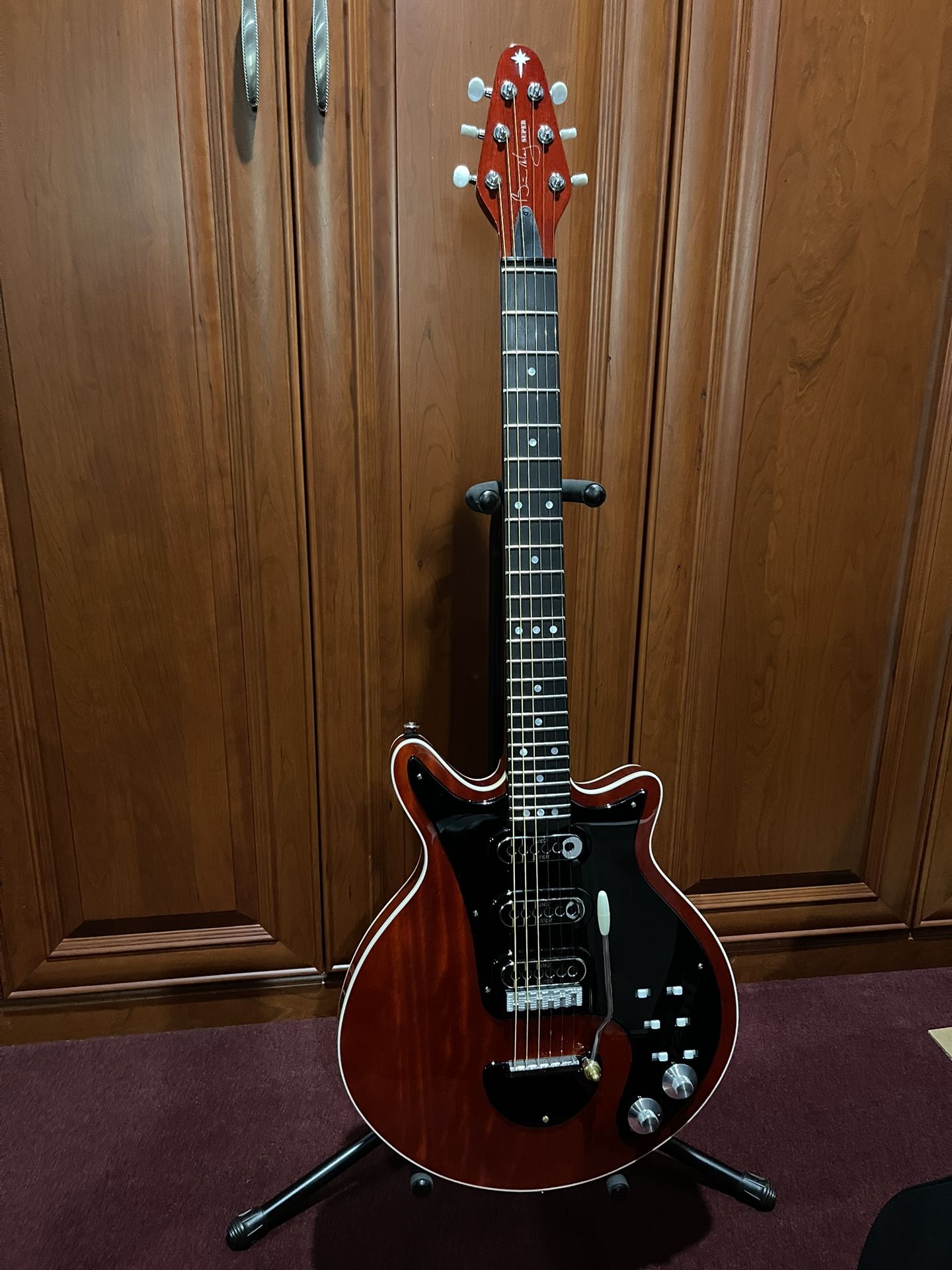Brian May Guitars Red Super BMG Guitar- Used