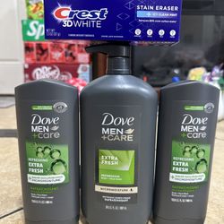 Dove Mens Body Wash Bundle 