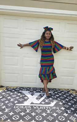 Mermaid Long Dress, African Dress