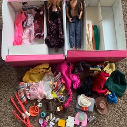 Vintage Barbie, Ken & Accessories Lot