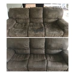 Upholstery steam cleaning