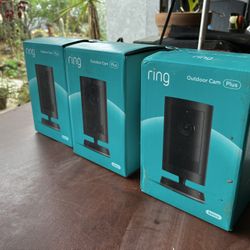 3 Ring Cameras New 