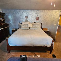 Solid Oak California King Bedroom Set