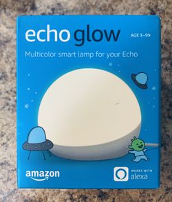 Amazon Echo Glow Multicolor Alexa Compatible Kids Smart Lamp