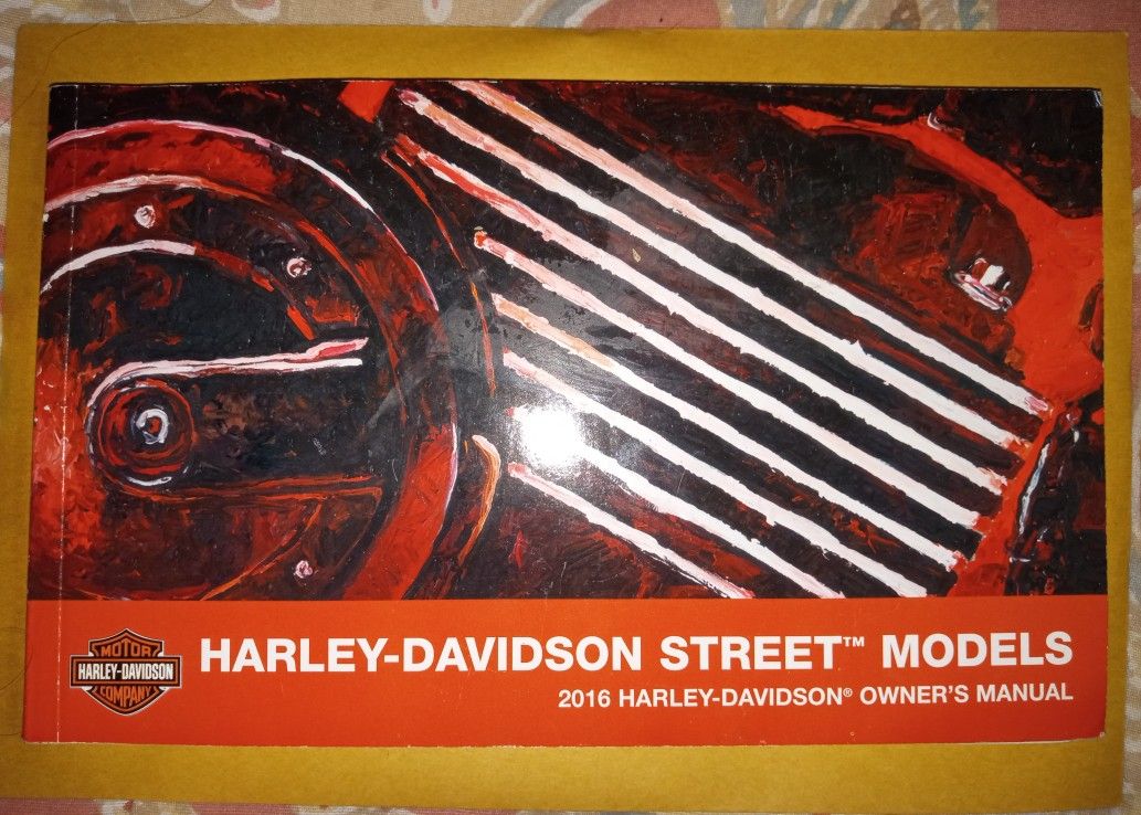 Harley Davidson Street Models 2016 Owners Manual