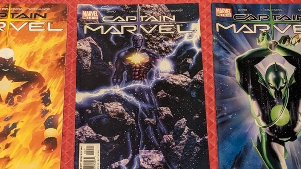 2002 Marvel Comics Captain Marvel #1, 2 and 3