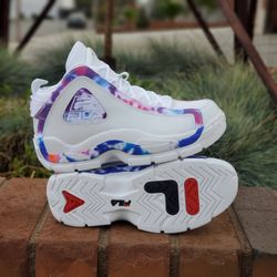 Men's FILA Grant Hill 2 Tie Dye Retro Basketball/1BM01234-125 /NEW/ Size 7