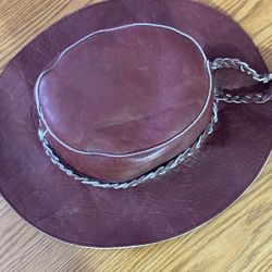 LEATHER HAT
