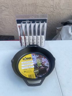 Lodge Cast Iron Seasoned 12" Dual Handle Pan-Savor