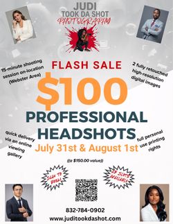 PROFESSIONAL HEADSHOTS - $100 FLASH SALE!!!