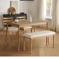 Dining Set With Bench NWOB