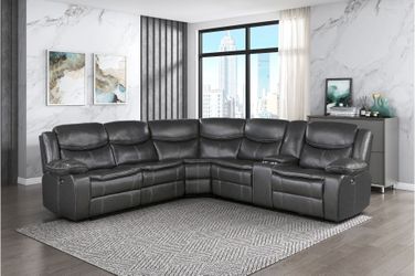 3-Piece Power Reclining Sectional with Right Console