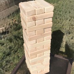 For sale new Giant Jenga Play Up 5ft 7.5in Blocks