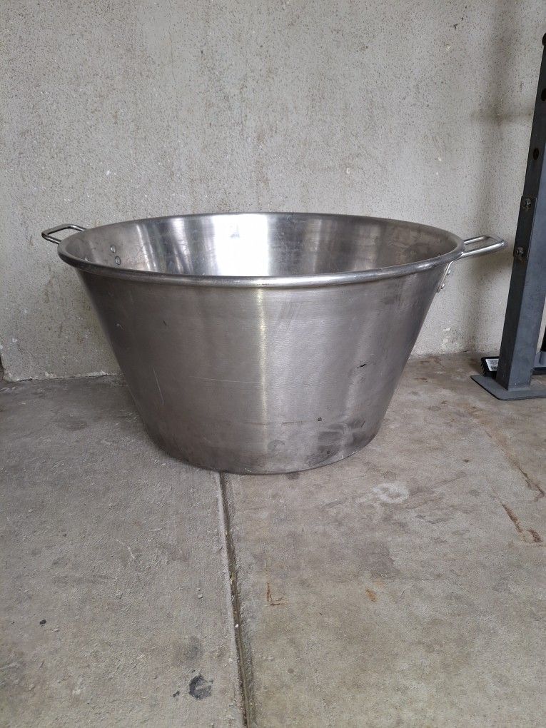 Large Cazo (Cazo para Carnitas), Stainless Steel