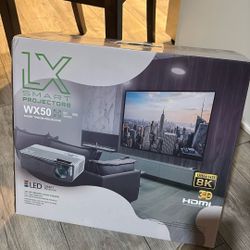 Projector Screen & Smart Projector – Great Condition