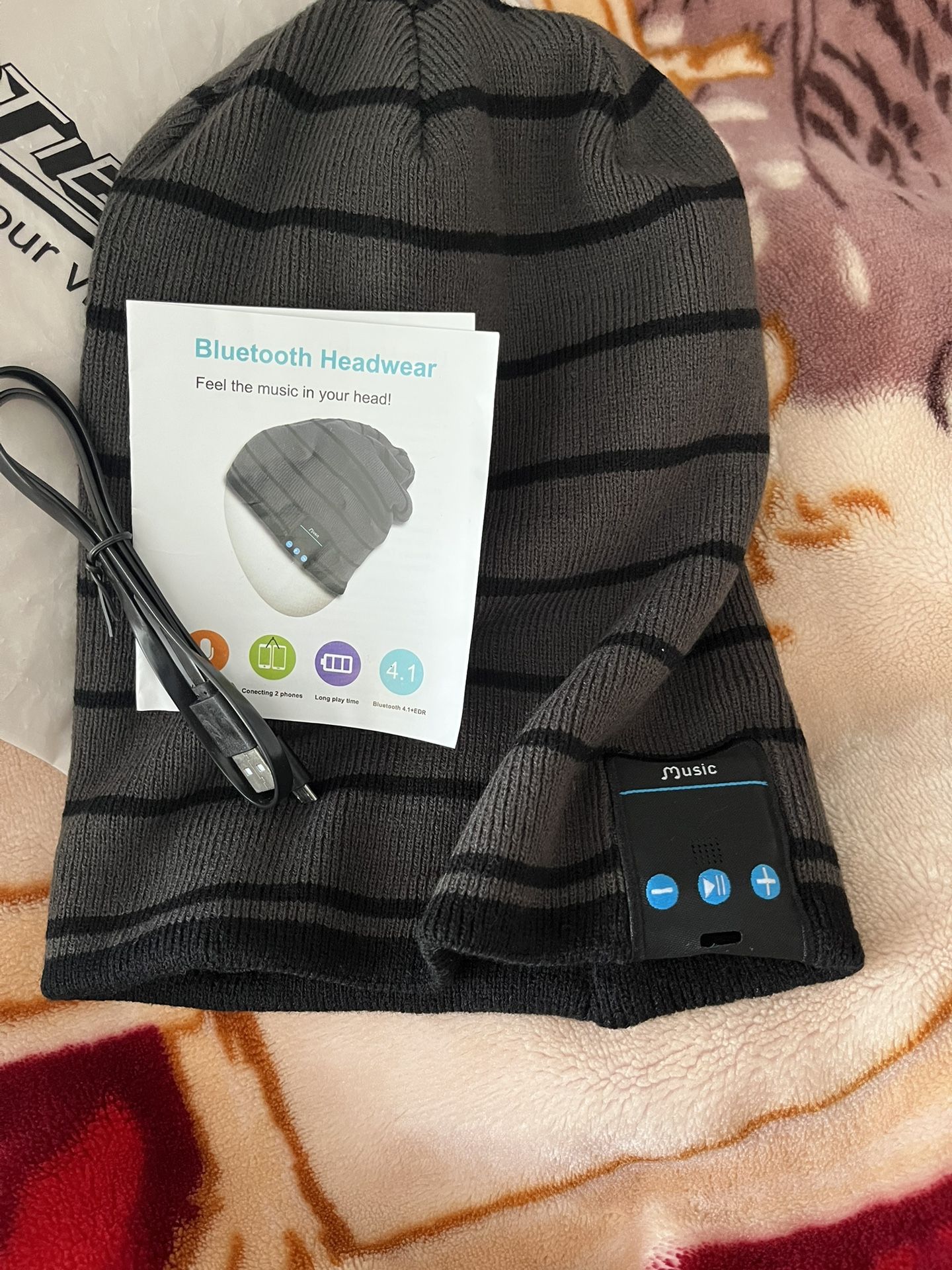 Bluetooth Wireless Headphones Beanie