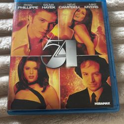 54 Blu Ray DVD 