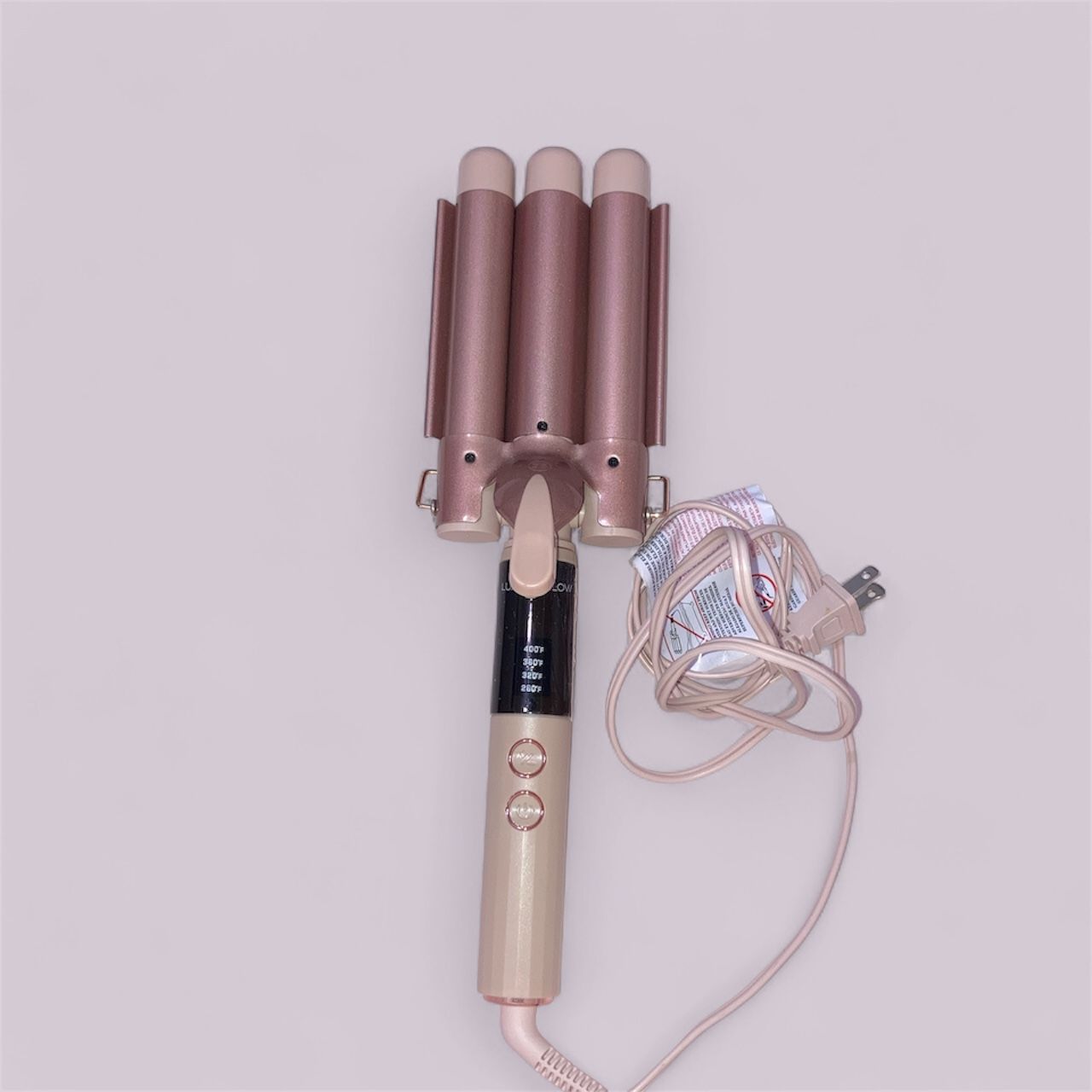 Pink Hair Waver Curling Iron