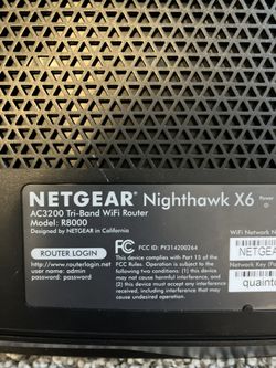 Nighthawk X6 Wifi Router