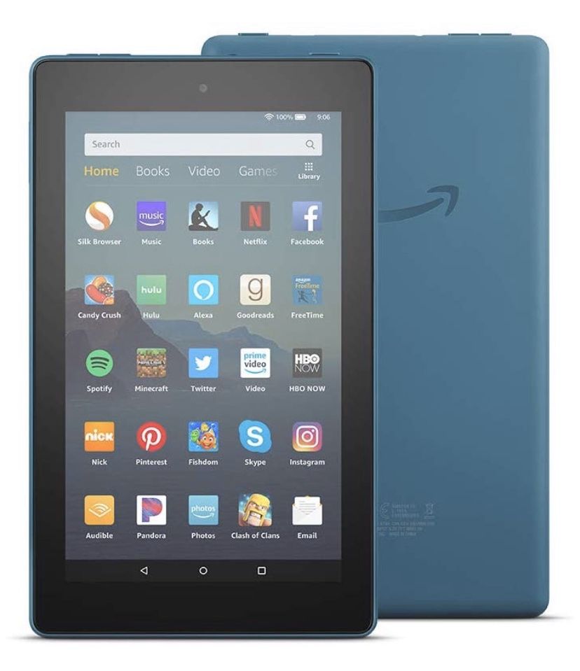 Blue amazon fire tablet