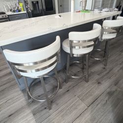 white/30in bar stools