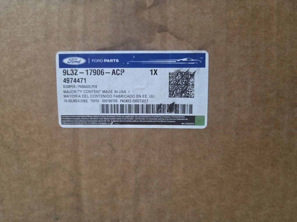 2009-2014 Ford FI50 Rear Bumper LEFT SIDE ONLY