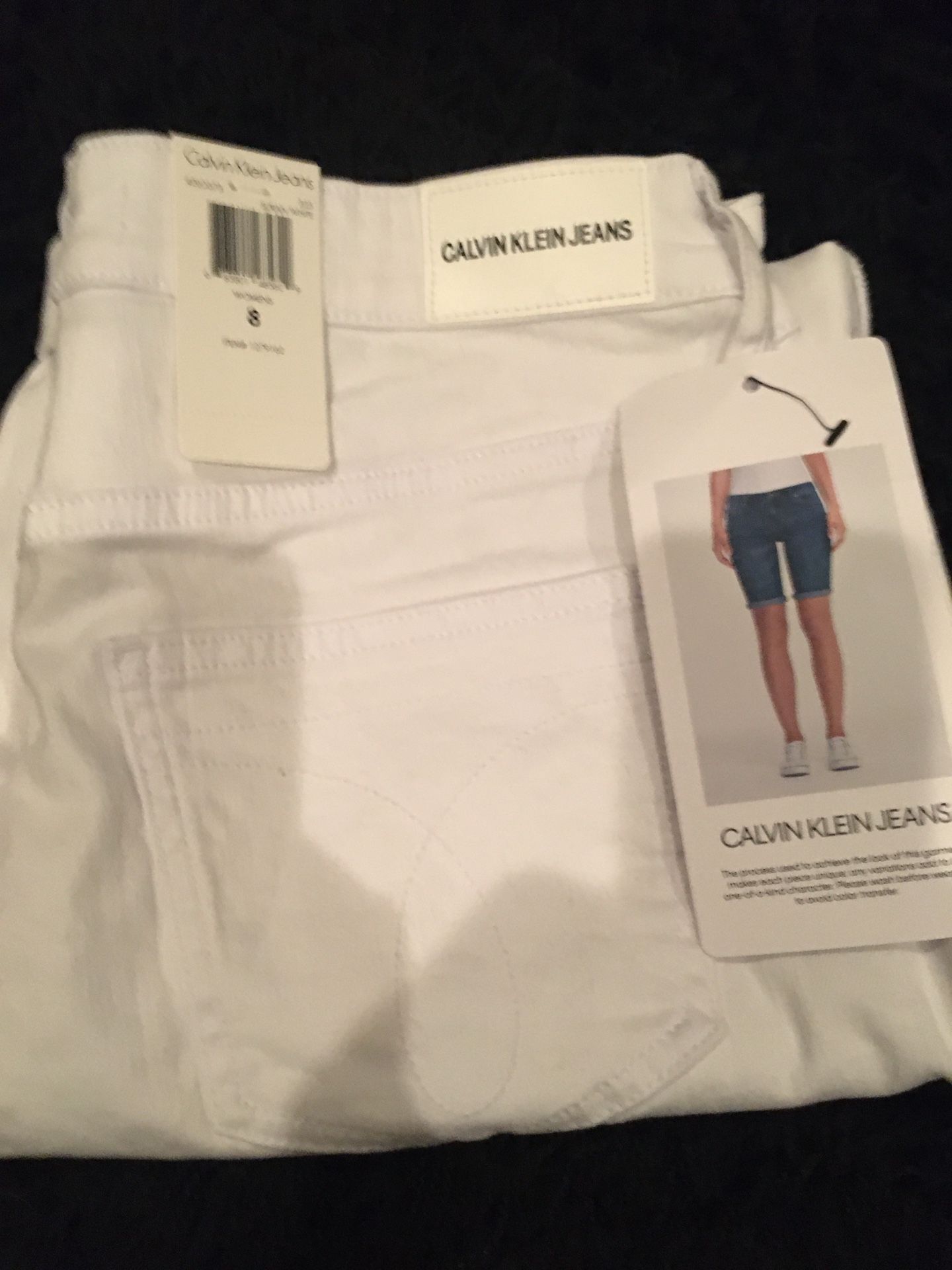 Calvin Klein Jean shorts brand new size 8
