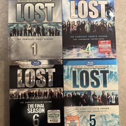 LOST Seasons 1,4,5,6 Blue-ray HD