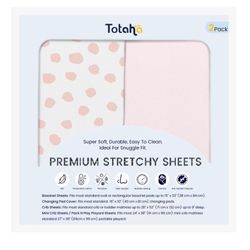 Premium Stretchy Changing Pad Table Cover, Buttery Soft Jersey Knit