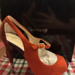 (high heels) orange, purple, gold, BOUTIQUE9 size 6.5