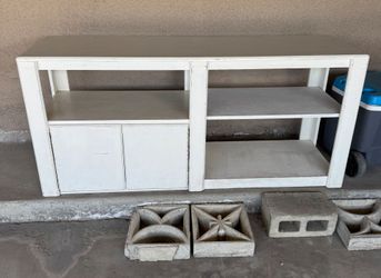 Solid wood shelves