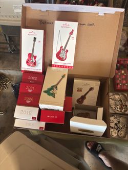 Hallmark Keepsake Guitar Ornament Collection