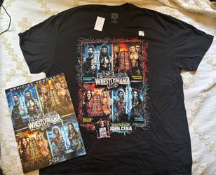 WWE wrestlemania 42 T-Shirt XXL with program