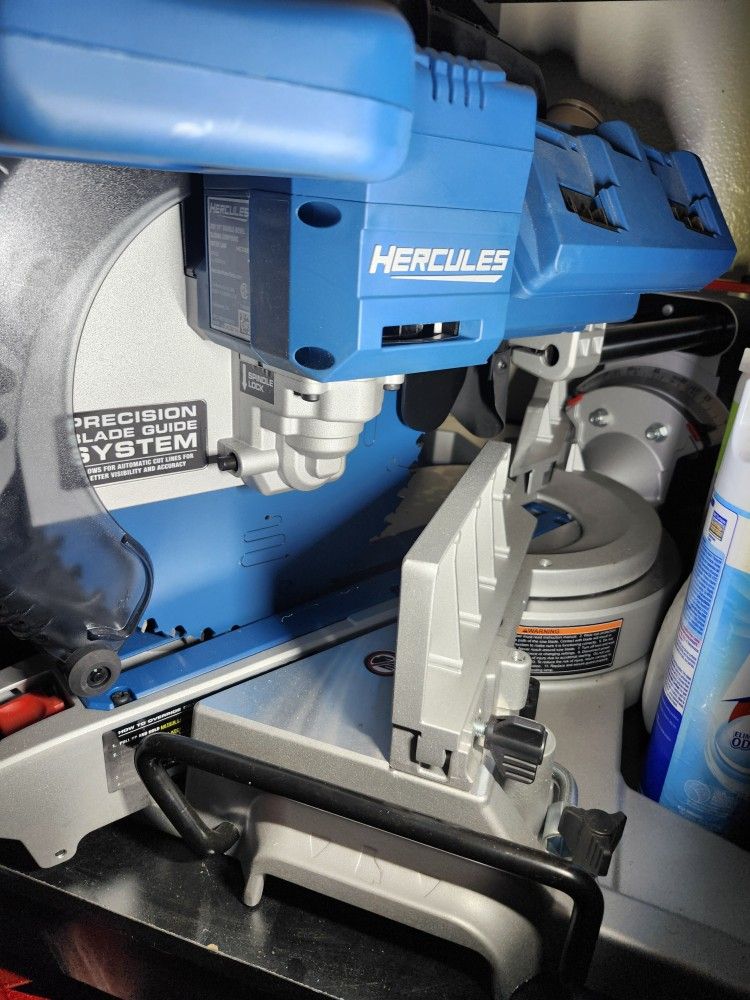 Dual Bevel Hercules Miter Saw 20v Battery 10 Inch