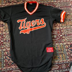 Vintage Rawlings Detroit Tigers Little League Baseball Jersey Size 42, Large. Not Torkelson, Cabrera