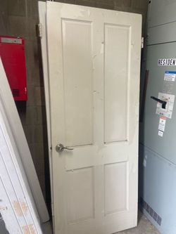 Four panel sold craftsman door