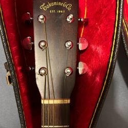 Takamine Guitar With Case. 