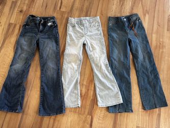 Pantalones de niña talla 12 todo por $20